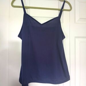 Dark purple camisole, worn once, no tag, stretchable fabric, M to L sz